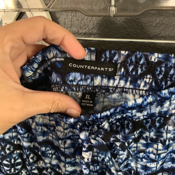 XL resort lounge pants BLUE Counterparts - Picture 2 of 5